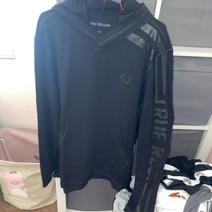 True Religion hooded varisty pullover